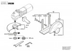 Bosch 0 601 348 103 Gws 7-125 Angle Grinder 230 V / Eu Spare Parts